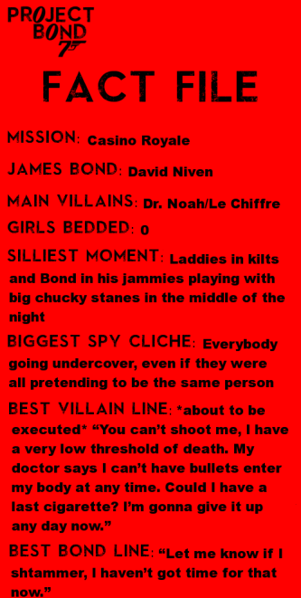 Casino Royale (1967) Fact File